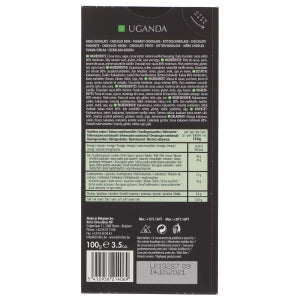 Chocolat noir Ouganda 80% cacao 100g