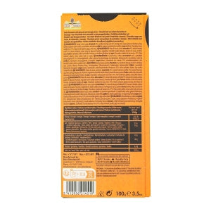 Chocolat noir orange & amandes 100g