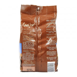 Palets de chocolat lait dessert sachet 200g
