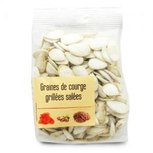 Graines de courge grillées salées paquet 120g
