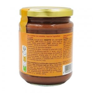 Pâte à tartiner BIO sans huile de palme pot 350g