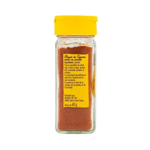 Piment de Cayenne en poudre flacon 40g Bédros