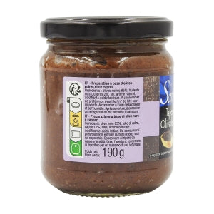 Tapenadine noire pot 190g Savino