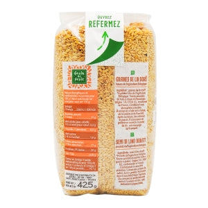 Graine de lin doré BIO pqt 425g Grain de Frais