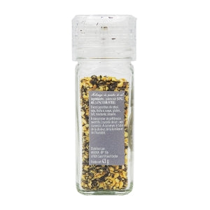 Mélange poivre & ail moulin 43g Bédros