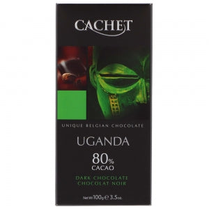 Chocolat noir Ouganda 80% cacao 100g 