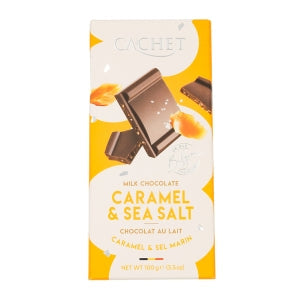 Chocolat au lait caramel & fleur de sel 100g 