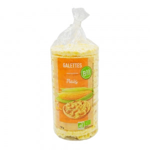 Galettes de maïs BIO paquet 110g plateau de 12 X 100g