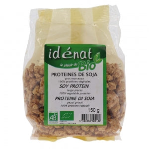 Protéines de soja gros morceaux BIO paquet 150g 