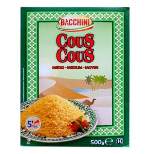 Couscous moyen boîte 500g Bacchini 