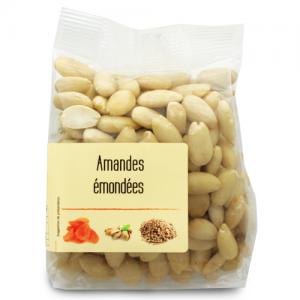 Amandes émondées paquet 200g 