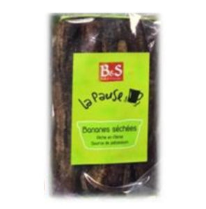 Bananes entières séchées paquet 250g B&S 