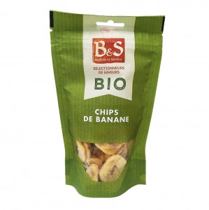 Chips de bananes BIO paquet 70g B&S 