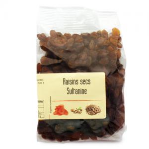 Raisins secs Sultanine paquet 250g 