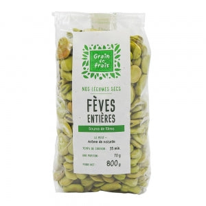 Fèves entières Pérou/Bolivie paquet 800g 
