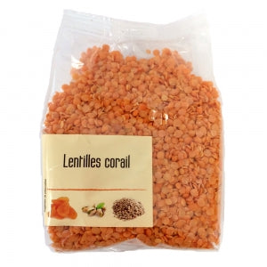 Lentilles corail paquet 300g 