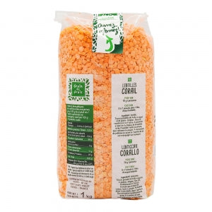 Lentilles corail paquet 1kg Grain de Frais