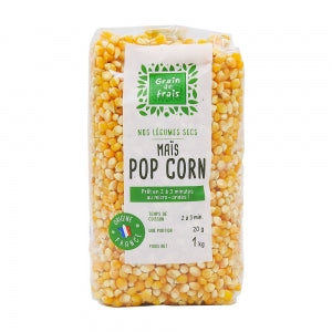 Maïs pop corn France paquet 1kg Grain de Frais 