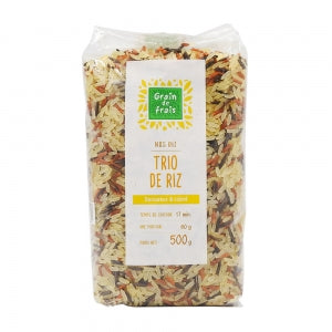 Trio de riz paquet 500g Grain de Frais 