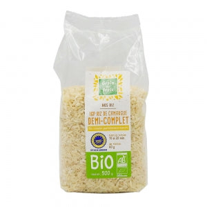 Riz demi complet BIO Camargue IGP paquet 500g 