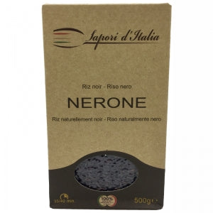 Riz noir Nerone Italie boîte 500g 