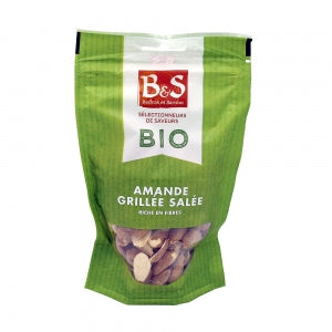 Amandes grillées salées BIO doypack 120g