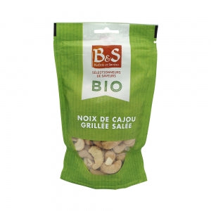 Noix de Cajou grillées salées BIO doypack 130g B&S 