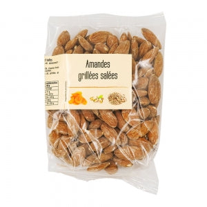 Amandes grillées salées sachet 200g 