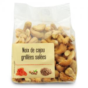 Noix de cajou grillées salées paquet 200g 