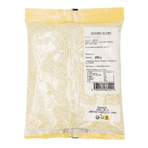 Graines de sésame blanches paquet 250g Bédros