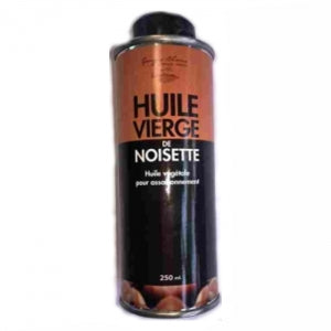 Huile de noisette vierge bidon 25cl 