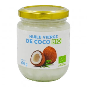 Huile vierge de coco BIO pot 225ml 