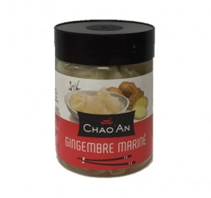 Gingembre en fines lamelles pot 250g Chao'an 