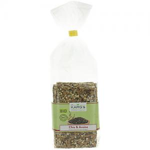 Crackers chia & avoine BIO paquet 200g Dr Karg's 