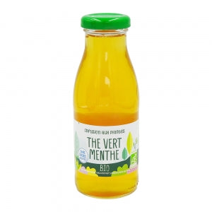 Infusion thé vert et menthe BIO bouteille 25cl 
