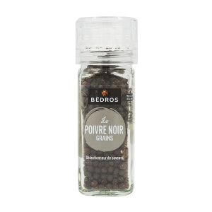 Moulin poivre noir grain 42g Bédros 