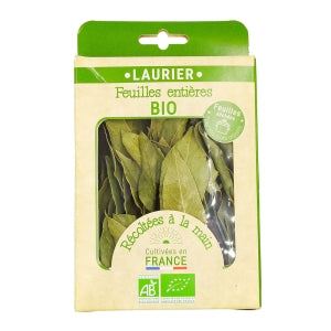 Feuilles de laurier séchées BIO paquet 20g CRT 27X20 GR