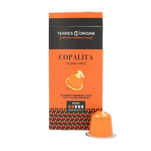 Café Copalita rond 2/5 10 capsules boîte 55g 