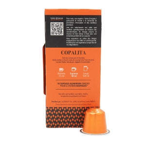 Café Copalita rond 2/5 10 capsules boîte 55g