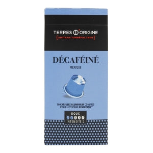 Café décaféiné doux 2/5 10 capsules boîte 55g 