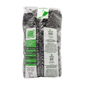 Haricots noirs paquet 1kg Grain de Frais