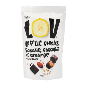 Snacking avoine, amande, banane, chocolat pqt 70g 
