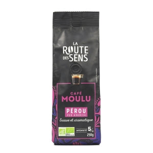 Café moulu 100% Arabica Pérou BIO paquet 250g 