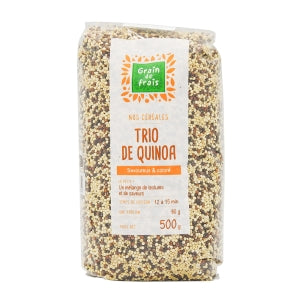 Trio de quinoa sachet 500g Grain de Frais 