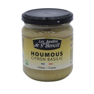 Houmous citron basilic pot 190g St Benoit 