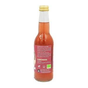 Kombucha pêche et sureau BIO bouteille 33cl