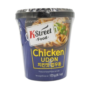 Nouilles udon instantanées saveur poulet bol 173g 