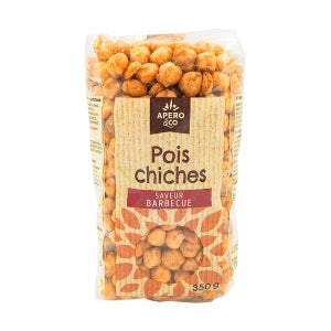 Pois chiches grillés saveur barbecue paquet 350g 