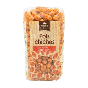 Pois chiches grillés saveur chili lime paquet 350g 