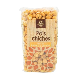 Pois chiches grillés saveur poivre citron pqt 350g 